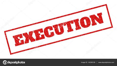 Execution Rubber Stamp Stock Vector By Tatyana Sibcode