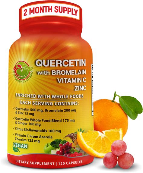 Amazon Mt Angel Vitamins Zinc Quercetin With Bromelain