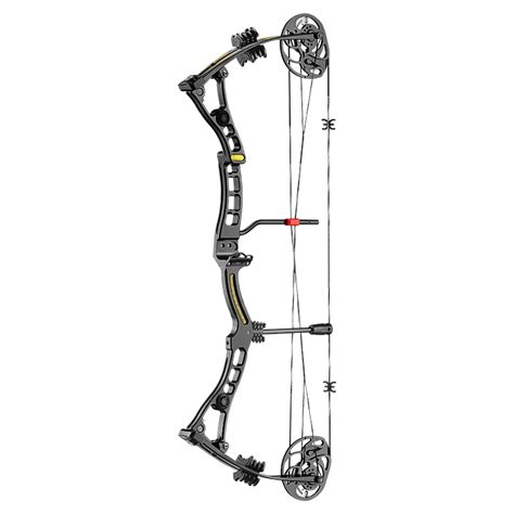 EK Archery Axis 2 5 CNC Riser Cams Compound Bow In Schwarz Meat Solution