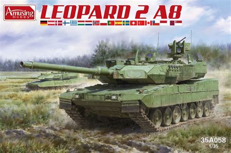 Leopard 2 A8 Main Battle Tank Tysk Bælte Efter Wwii 135