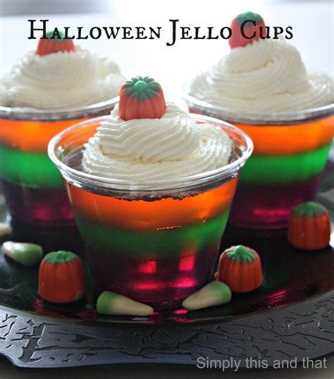Simply This And That Halloween Jello Cups