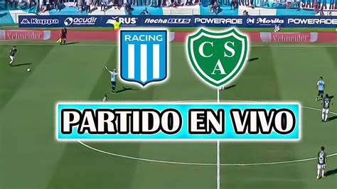 RACING Vs SARMIENTO EN VIVO JUEGA JUANFER QUINTERO COPA DE LA