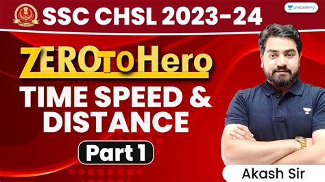 Time Speed And Distance I Part 1 I Zero To Hero Batch I SSC CHSL 2023