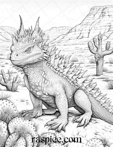 43 Desert Animals Grayscale Coloring Pages Printable For Adults Pdf F