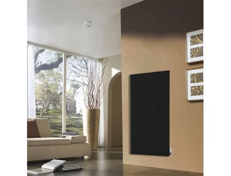 Radiateur électrique plat en verre panneau rayonnant 120x60cm 750w noir ILO