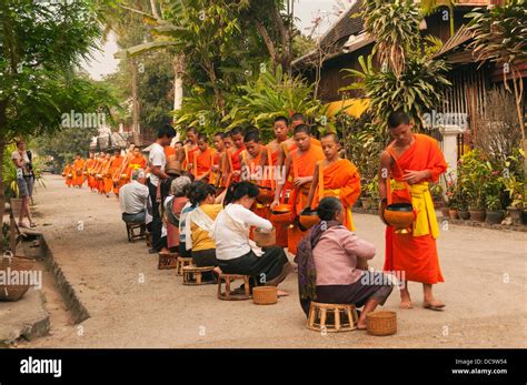 Luang Prabang Buddhist Monks Hi Res Stock Photography And Images Alamy