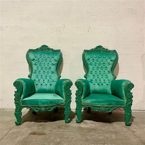 Green Throne Chairs Midsize Thrones In Stock Rental Chair Interior