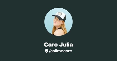 Caro Julia Instagram TikTok Linktree