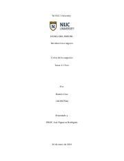 Nuc Tarea Ciclos De Los Negocios Foro Docx M Nuc University