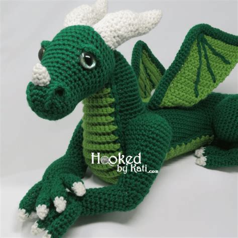 Vincent The Dragon Amigurumi Premium Printable Pattern Hooked By