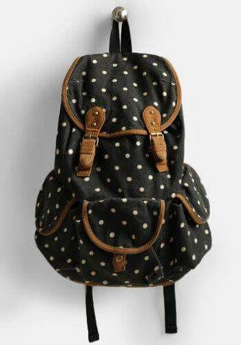 Polka dots | Polka dot backpack, Backpacks, Bags