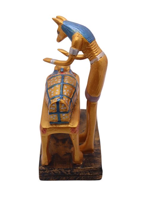 Egyptian God Anubis Mummification Statue Dog Osiris Afterlife Mummy