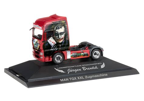 Herpa Man Tgx Xxl Zugmaschine Brendel Joker