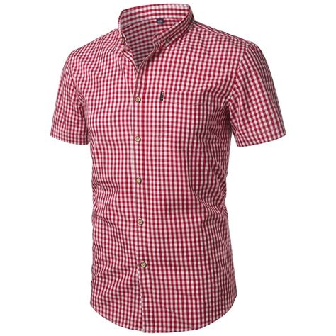 Camisa Social Xadrez Manga Curta Adulto Shopee Brasil