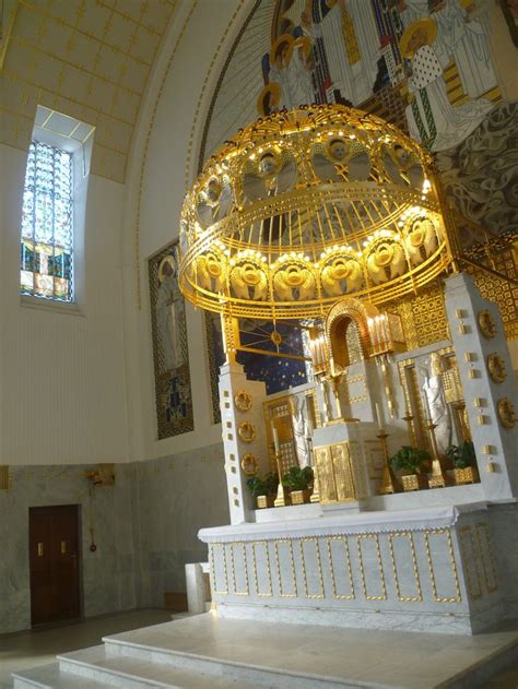 Wien 14 Bezirk Otto Wagner Kirche Am Steinhof Zum Heiligen Leopold