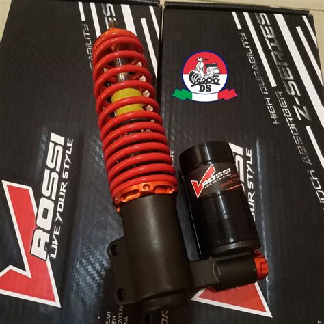 Jual Shock Tabung Vrossi Red Front Vespa S Lx Lxv Shopee Indonesia