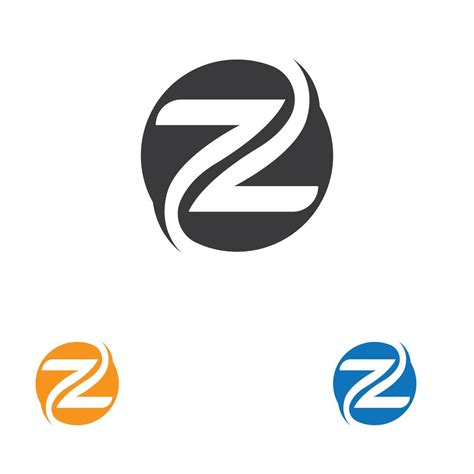 Z Letter Logo Template Vector Icon Illustration 599983 Vector Art At