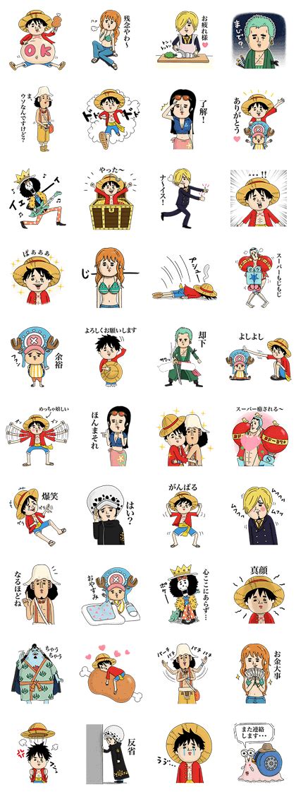 One Piece Naoko Stickers Line Whatsapp Sticker Png