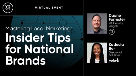 Mastering Local Marketing: Insider Tips for National Brands | Yext