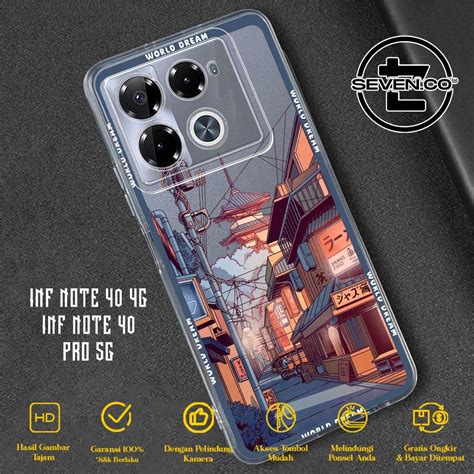 Jual Case INFINIX NOTE G NOTE PRO G HOT HOT PRO TERBARU SevenCase SCENERY ANIME