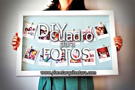 Cómo hacer un cuadro para colgar fotos Fácil rápido y bonito