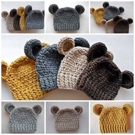 Wool Baby Bear Hats Adorable Baby Bear Beanies For Warmth And Cuteness