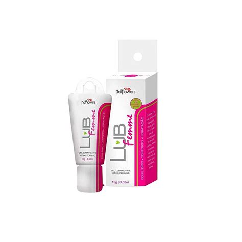 Lub Femme Lubrificante Íntimo Feminino 15g Hot Flowers Kapitú Sex Shop Catanduva Entrega