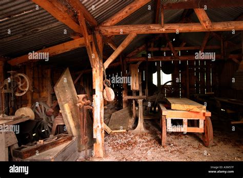 Water Powered Sawmill Hi Res Stock Photography And Images Alamy