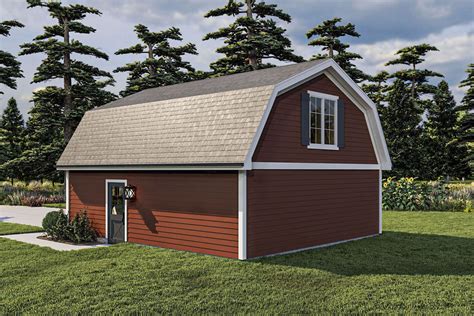 Square Foot Car Barn Like Detached Garage Plan Dj