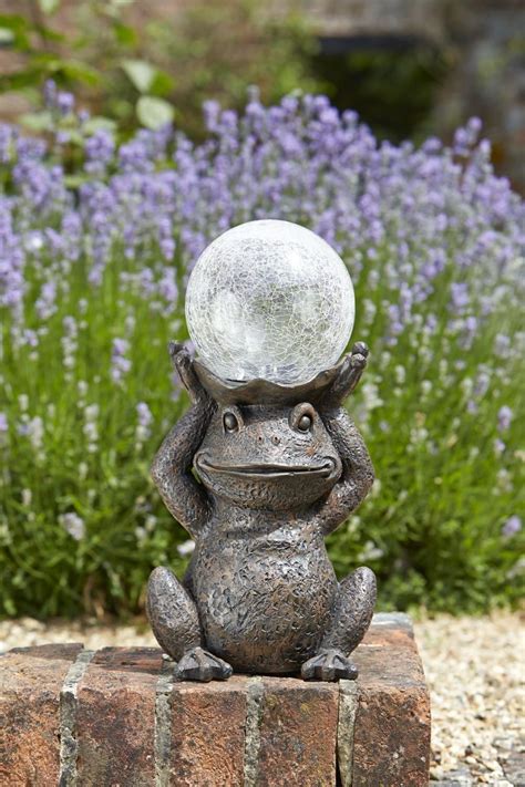 Relaxdays Statue Grenouille Dansante Sur Un Pied Fonte Fer Sculpture