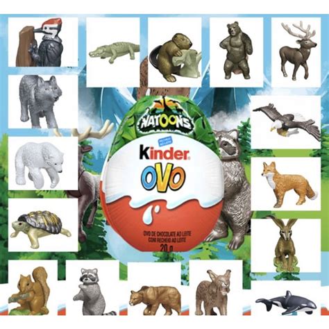 Coleção Kinder Ovo Natoons Shopee Brasil