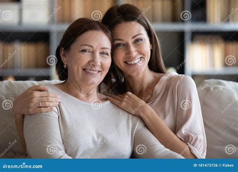Mature Mother And Daughter Hugging Stock Image Cartoondealer