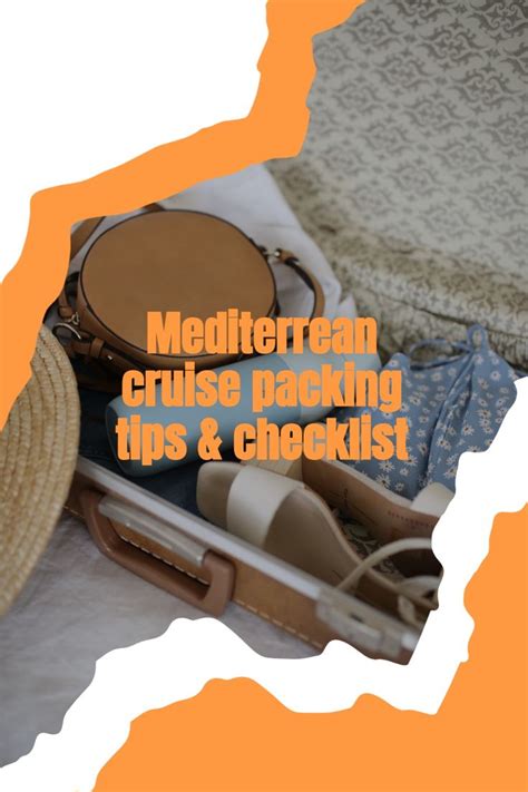 Mediterranean Cruise Packing Tips And Checklist Packing For A Cruise