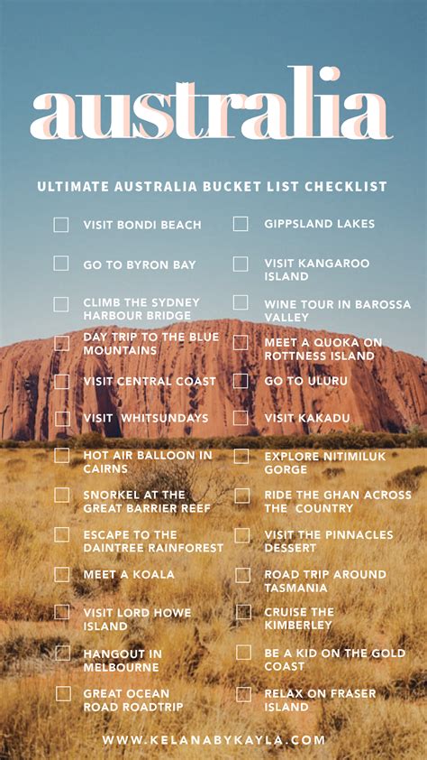 The Ultimate Australia Bucket List Amazing Things To Do In Aus