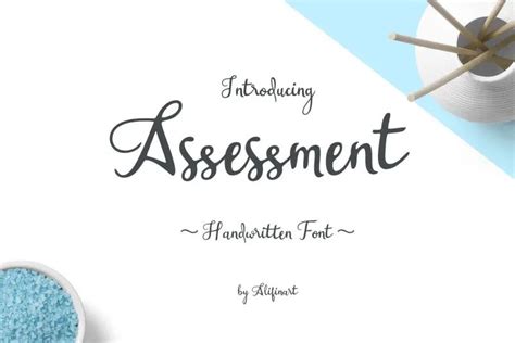 Assessment Calligraphy Font Dafont Free