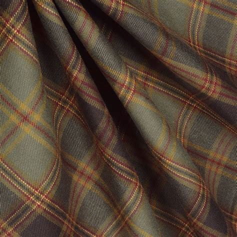 Ralph Lauren Dugald Plaid Chestnut Fabric Fabric Fabric Photography