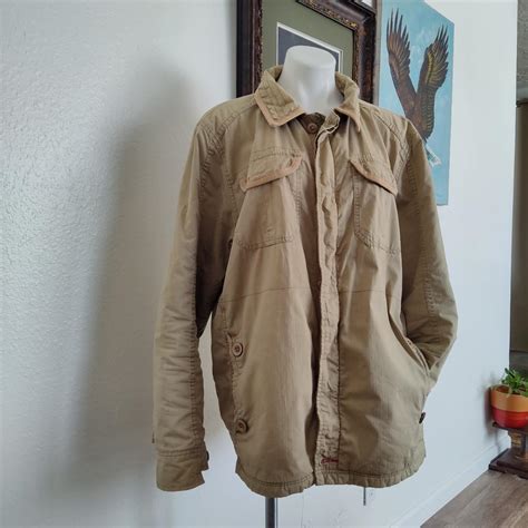 Horny Toad Field Jacket Khaki Coat With Lots Of Depop