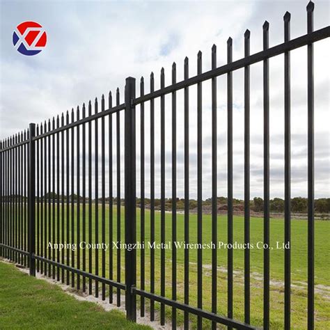 Black Powder Coated Wrought Iron Fence Wrought Iron Fence And Steel