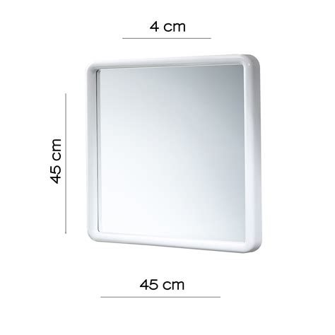 2900 Mirror 45×45 Without Lights White Gedy