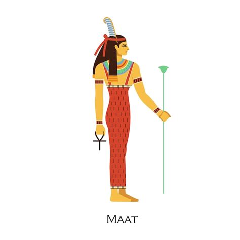 Maat diosa del antiguo egipto mitología mujer egipcia dios de la