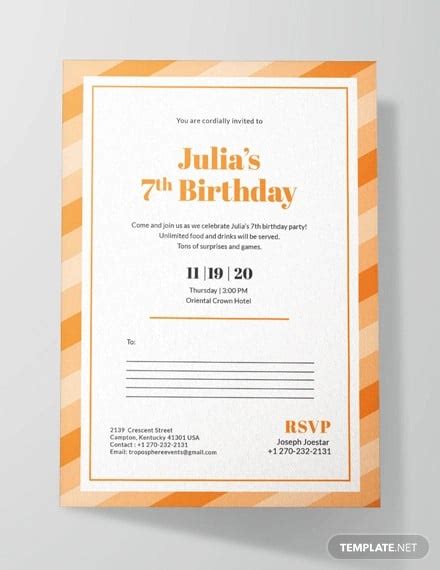 35+ Postcard Birthday Invitations Images | Best Free Invitation Template