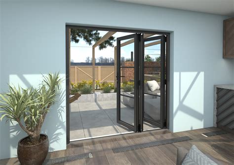 Part Q Mm Grey Heritage Aluminium Bifold Doors Left At Vibrant