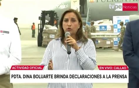 Dina Boluarte Apoya Propuesta Congresal De Adelanto De Elecciones Del