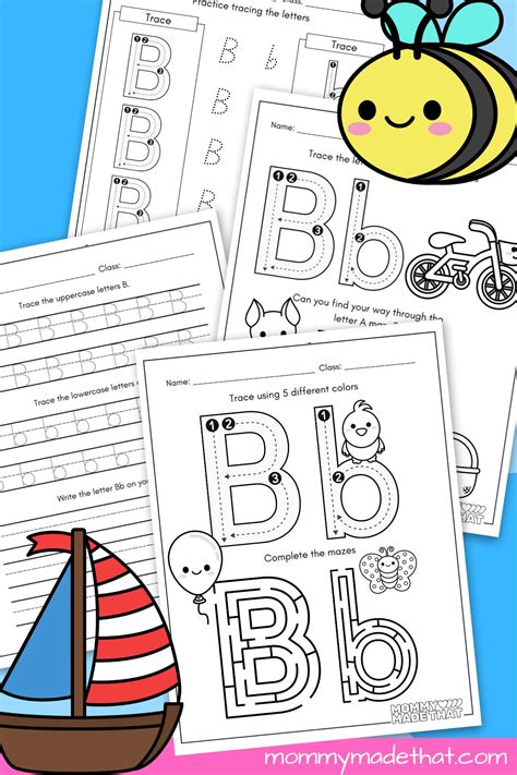 Free Printable Letter B Worksheets For Kindergarten - Infoupdate.org