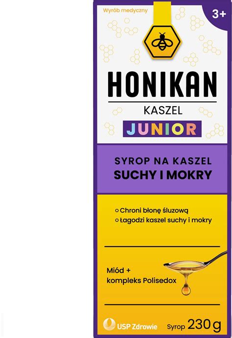 Honikan Kaszel Junior Syrop Na Suchy I Mokry G Opinie I Ceny Na