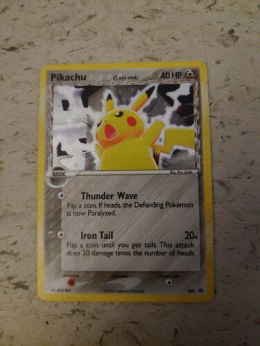 PIKACHU 035 WIZARDS HOLO PROMO DELTA SPECIES LP Pokemon Values MAVIN