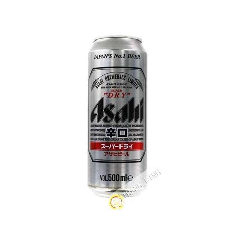 La Cerveza Asahi Super Dry En Una Lata De 500ml Japón