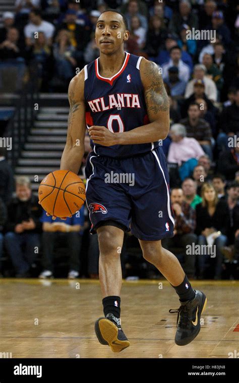 February 25 2011 Oakland Ca Usa Atlanta Hawks Guard Jeff Teague 0