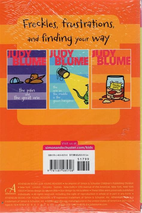 Judy Blume Chapter Book Collection 3 Book Boxed Set