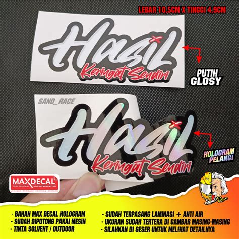 Jual Stiker Viral Gak Bahaya Ta Cutting Hologram Sticker Viral Gak